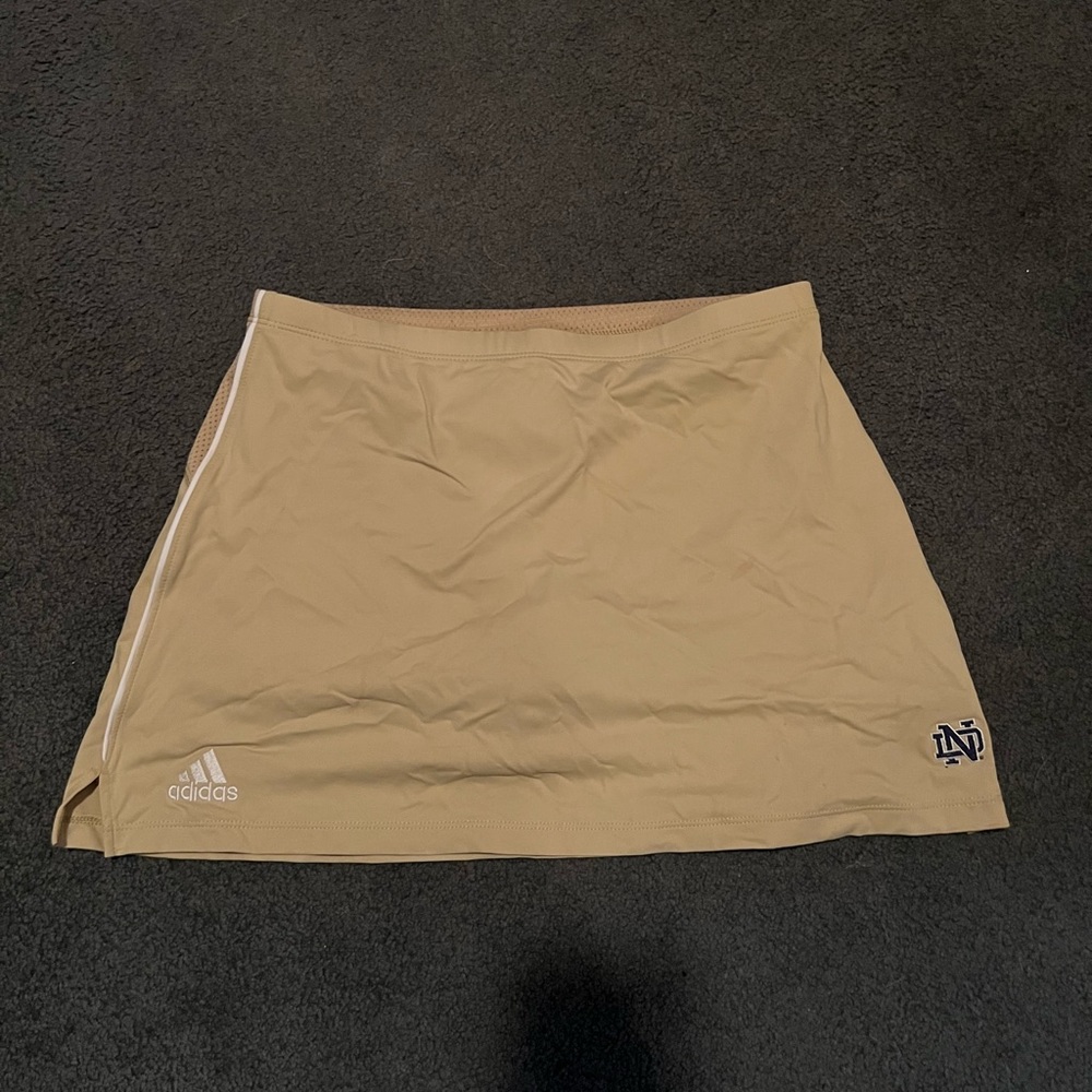 Gold Notre Dame Tennis Skirt